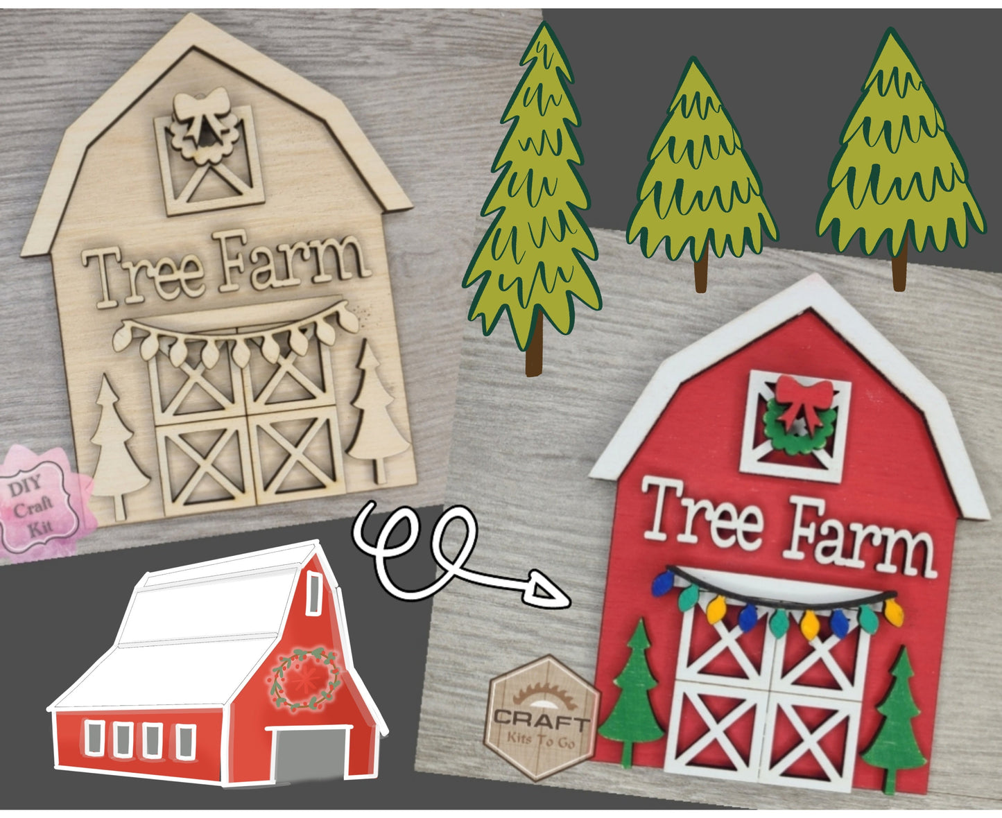 **SHOW OVERSTOCK SALE** Tree Farm #3526 MINI KIT