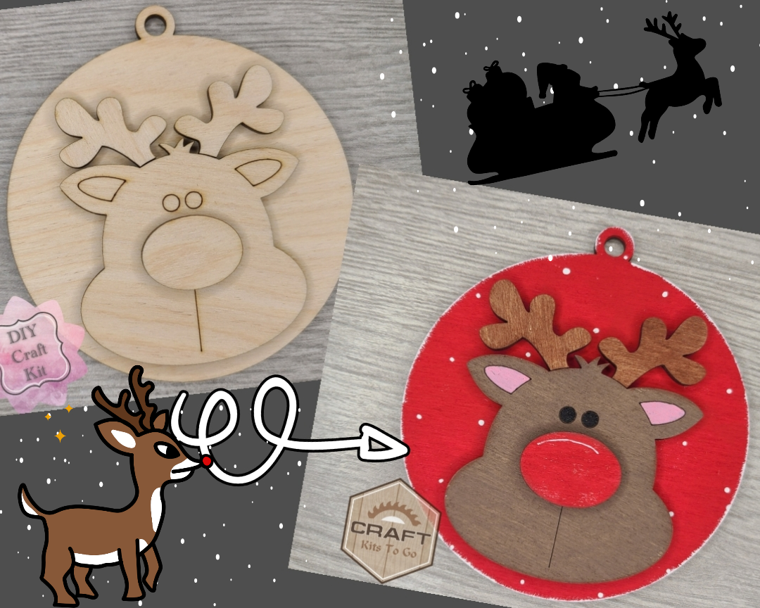 Reindeer Ornament | #3548