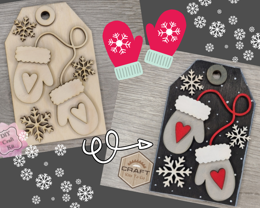 Christmas Mitten Tag | #3777