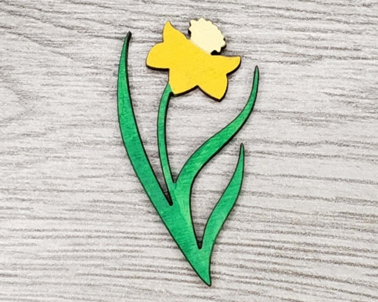 Daffodil flower garden mothers day DIY Paint kit color yourself #1359 - Multiple Sizes Available - Unfinished Cutout Shapes