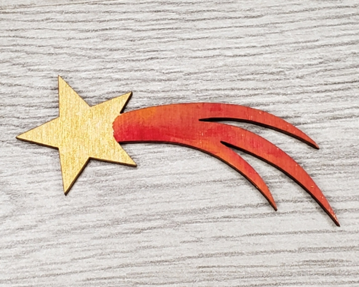Shooting Star wood shape wood cutouts Stars Galaxy DIY Paint kit Twinkle #1993 - Multiple Sizes Available - Unfinished Wood Cutout Shapes