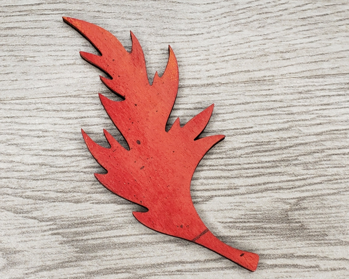 Poppy Leaf wood shape wood cutouts Plants Garden Trees DIY Paint #1877 - Multiple Sizes Available - Unfinished Wood Cutout Shapes