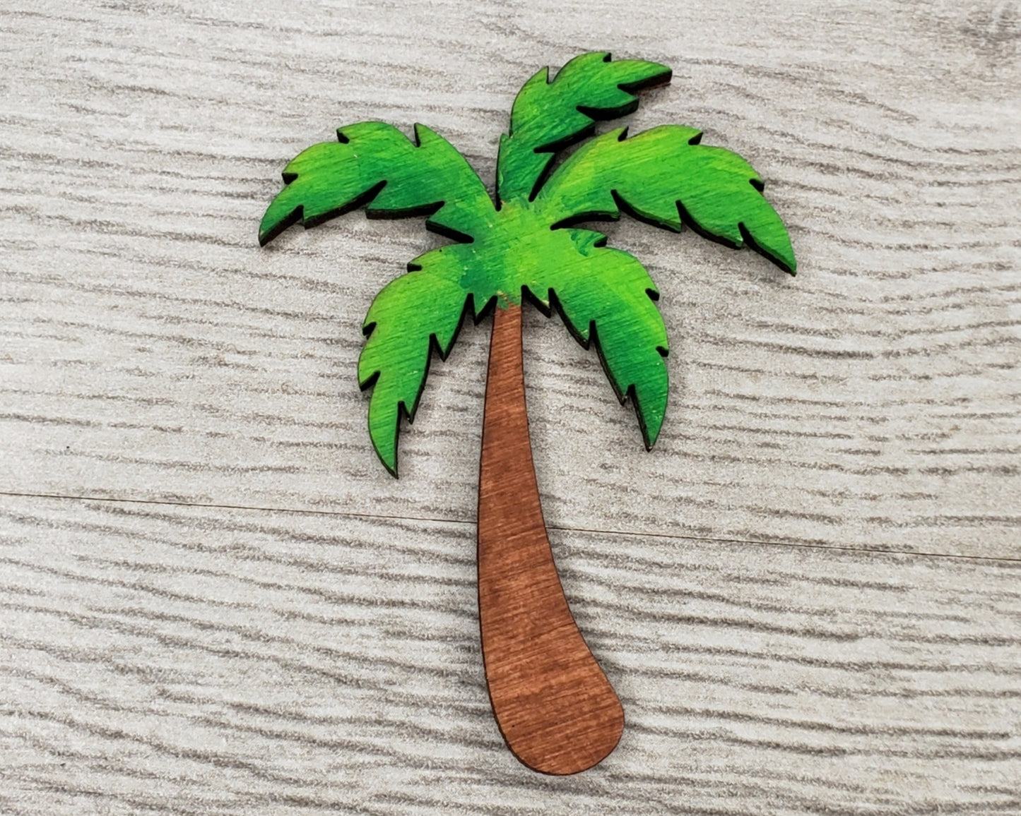 Palm Tree wood shape wood cutouts plants trees DIY paint kit #1817 - Multiple Sizes Available - Unfinished Wood Cutout Shapes