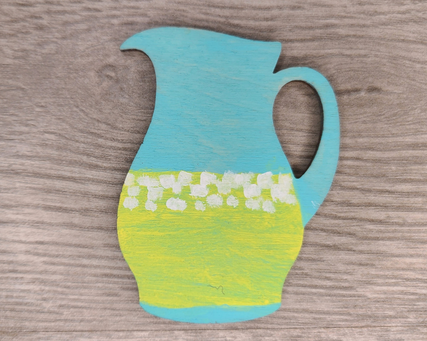 Pitcher wood shape wood cutouts kitchen decor DIY paint kit #1862 - Multiple Sizes Available - Unfinished Wood Cutout Shapes