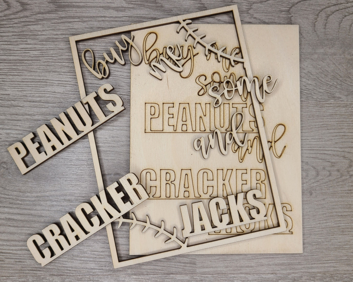 Baseball Buy me some Peanuts & Cracker Jacks| #2750