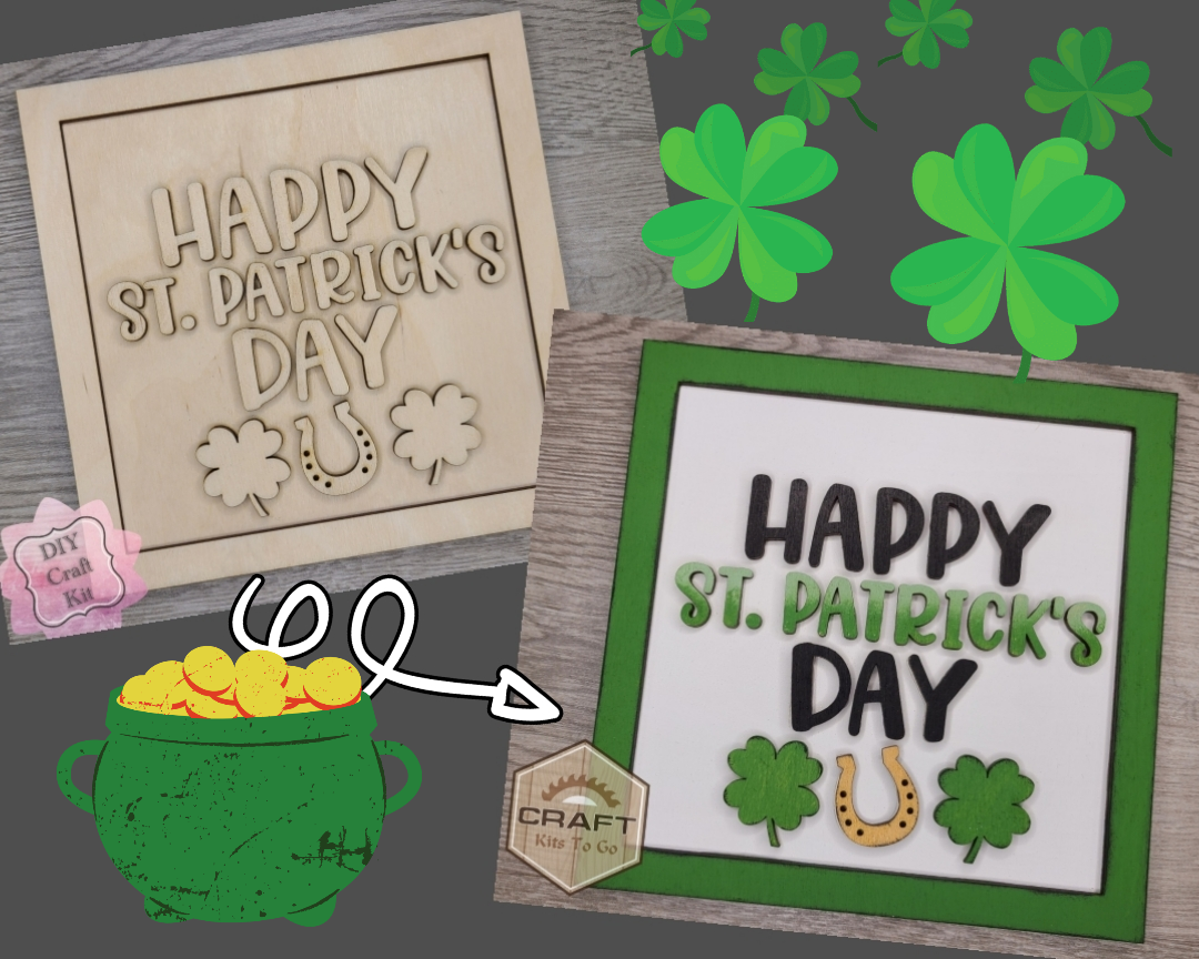 Happy St. Patrick's Day Sign | #2503