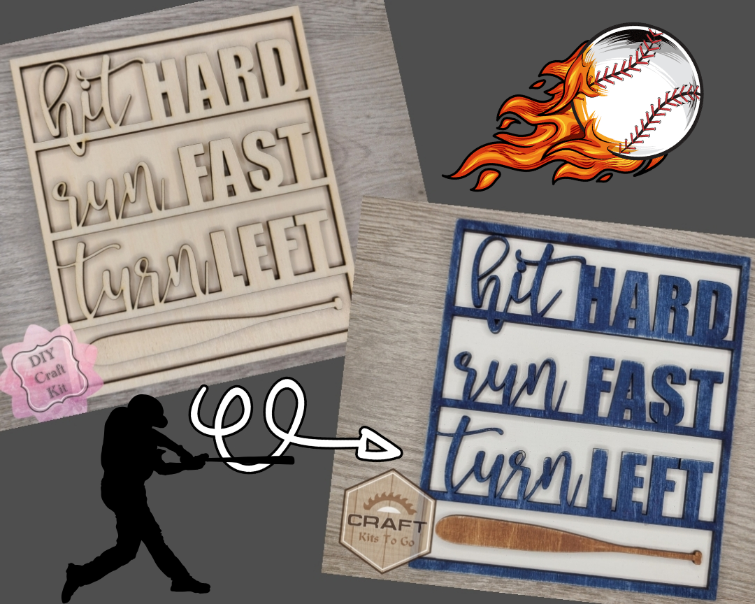 Hit Hard Sign | #2751