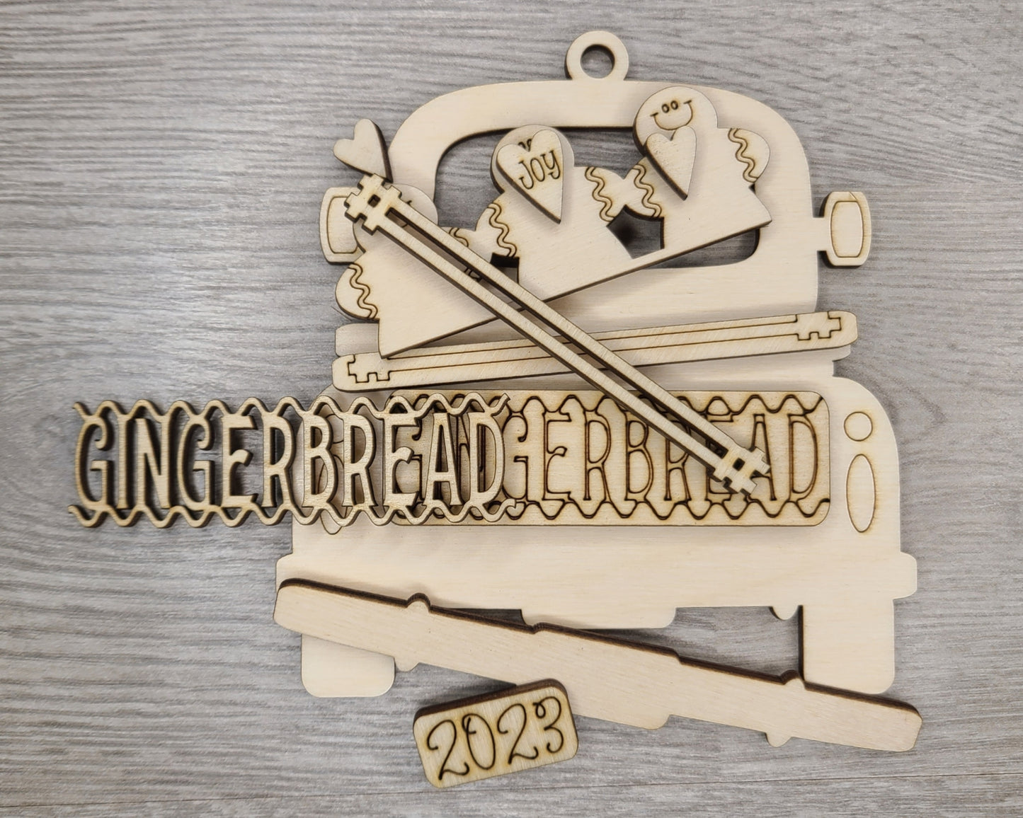 Gingerbread Truck Ornament | #3937