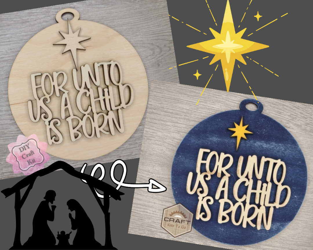 Child is Born Ornament | #3893