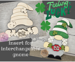 Interchangeable Gnome | GIRL ST PATRICK DAY TOPPER | #200002-2