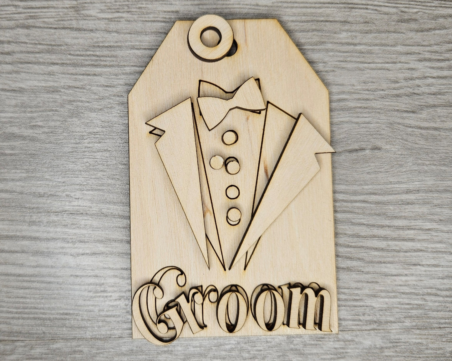 Groom Tag | #4024