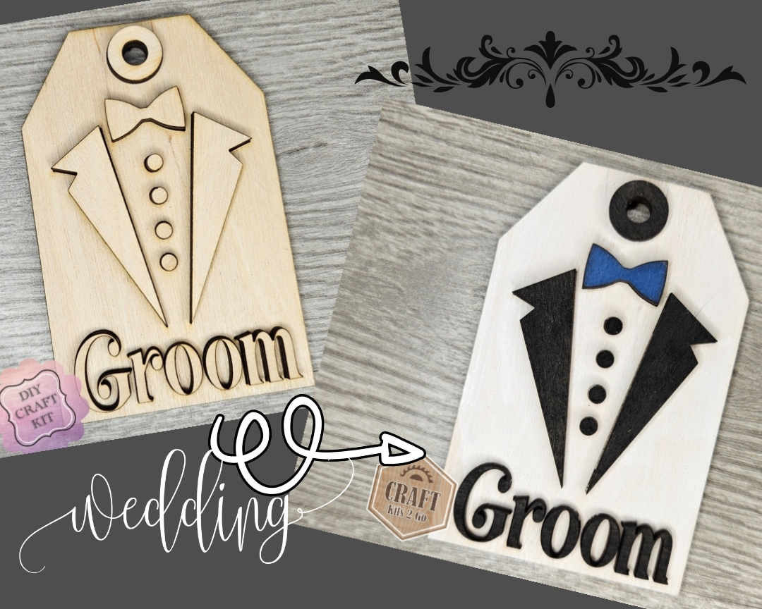 Groom Tag | #4024