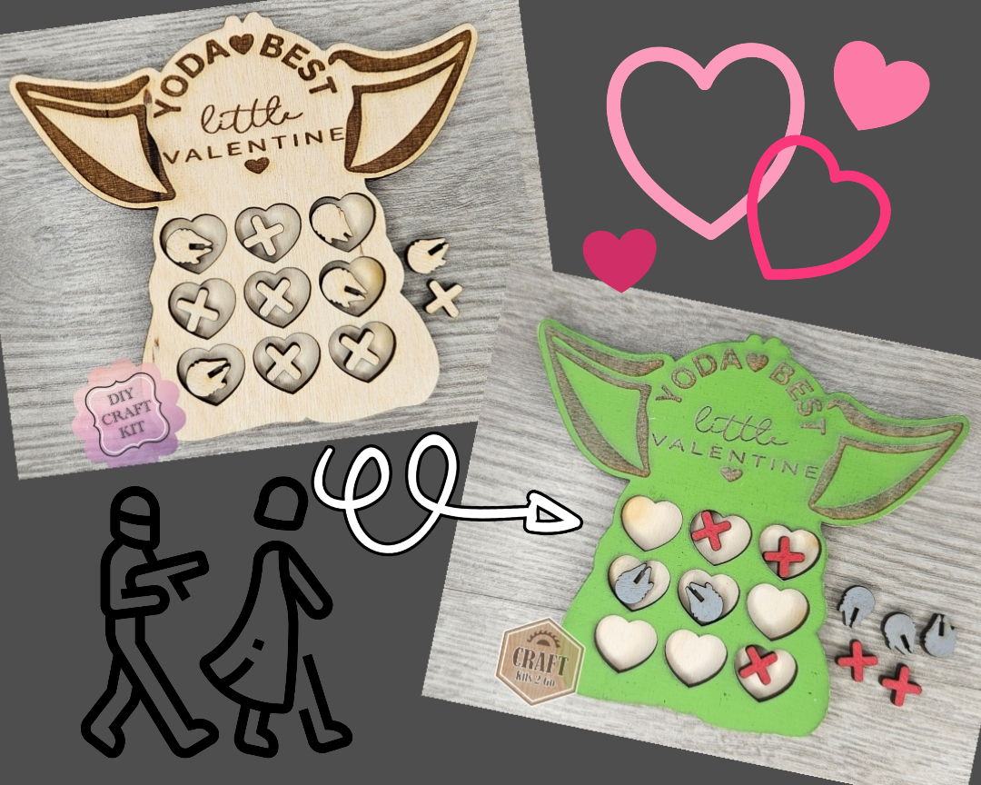 Yoda Best Tic Tac Toe Valentine | #3284