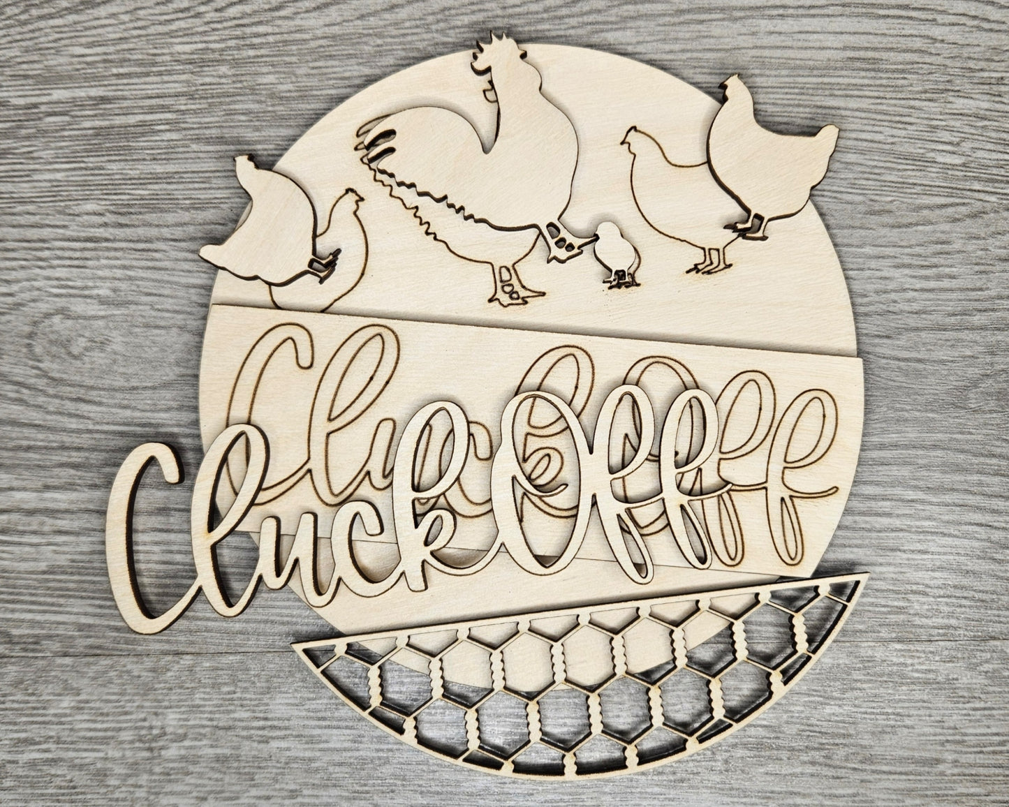 Cluck Off Chicken Sign | #4063