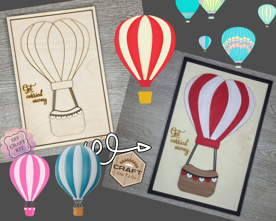Hot Air Balloon Sign | #3236