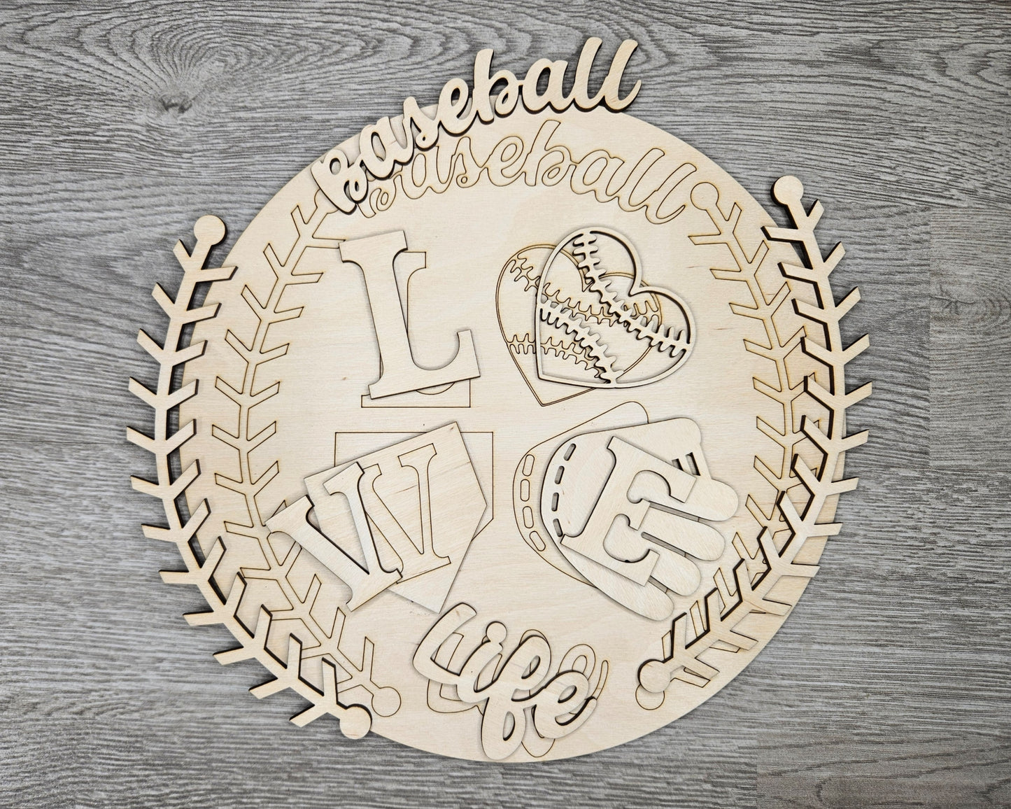 Baseball Love Sign | #2577