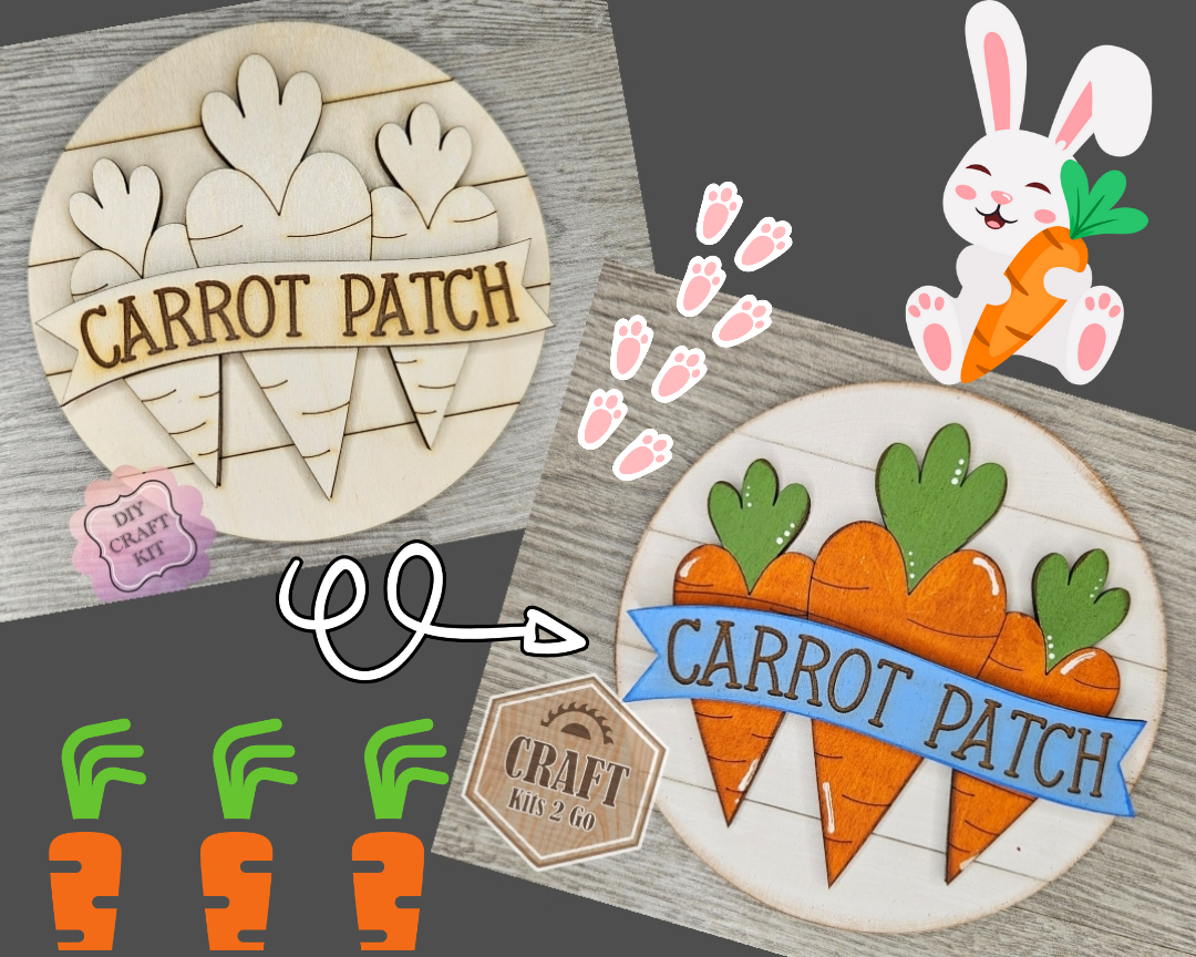 Carrot Patch Sign | #4090