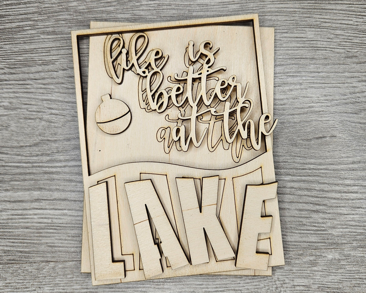 Life is Better at the Lake Sign | #2720