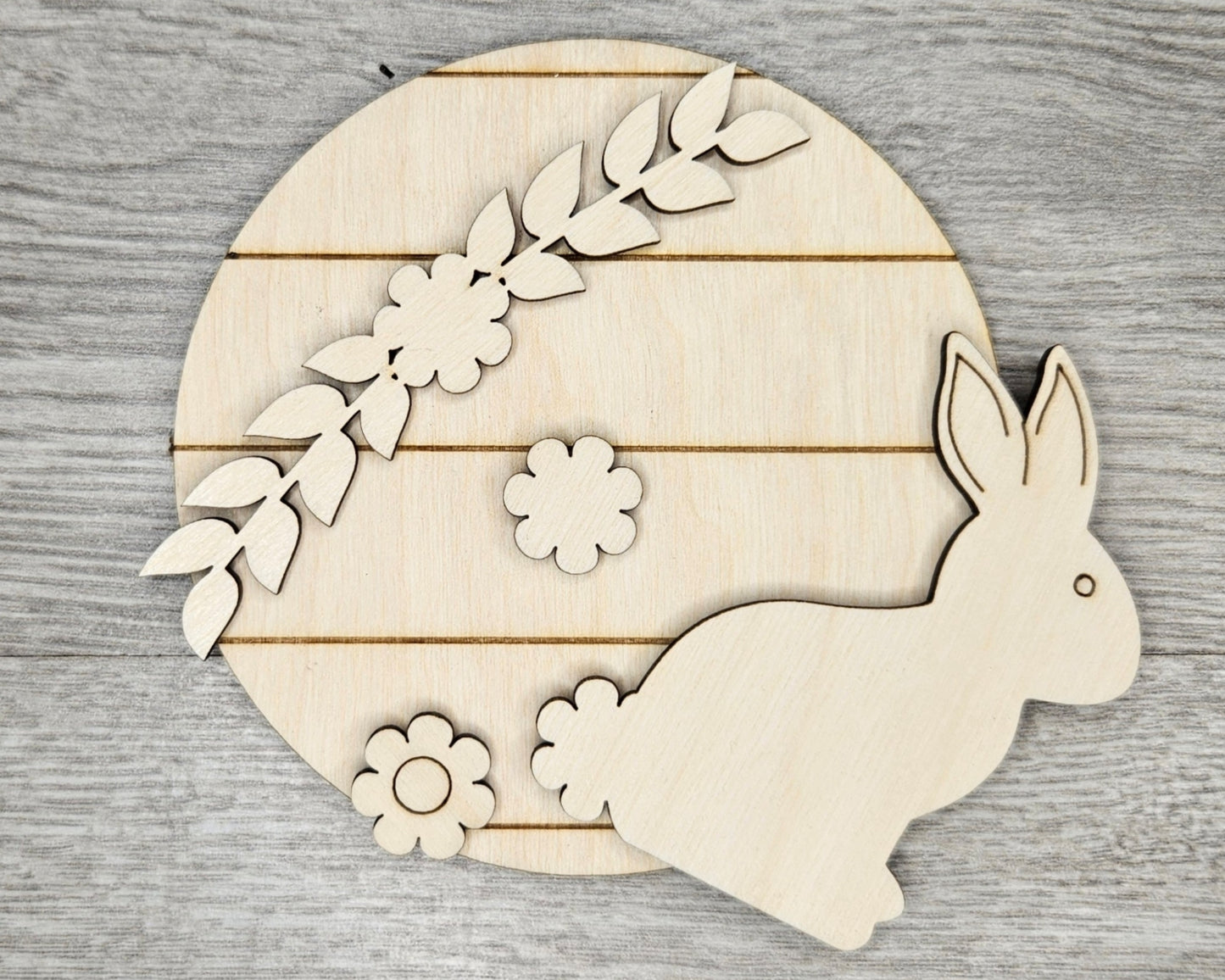 Chocolate Easter Bunny Round | #3675