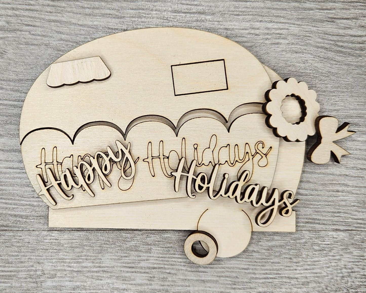 Christmas Camper Ornament | #3681