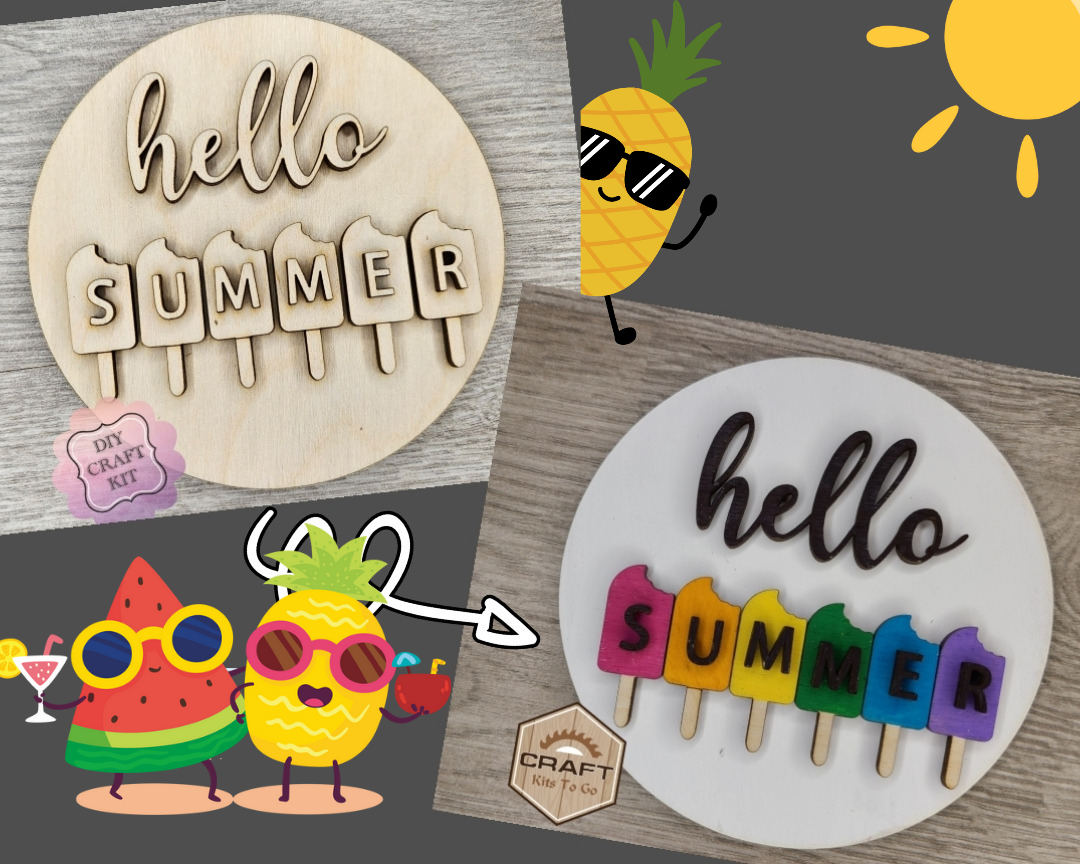 Hello Summer Sign | #2240