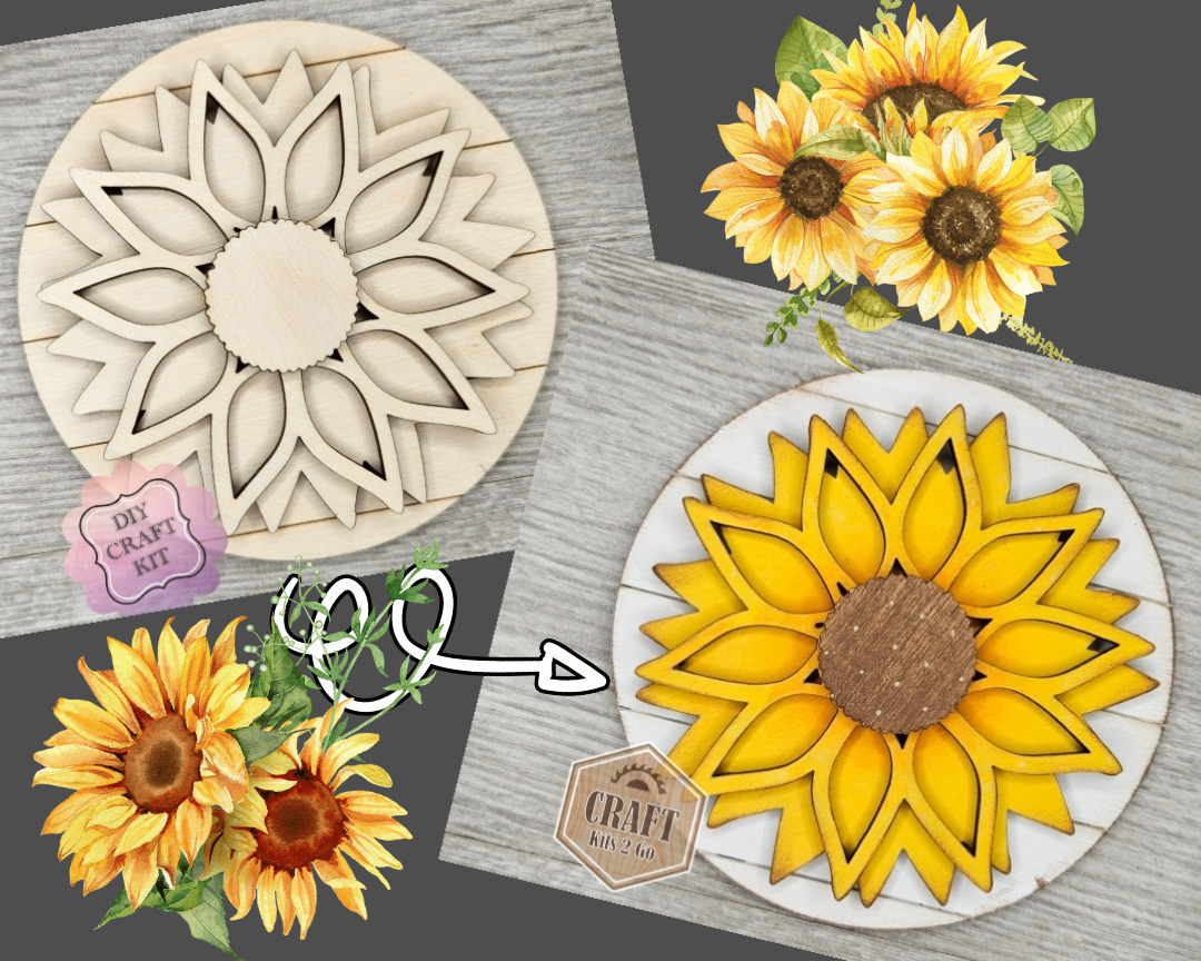 Sunflower Round | #2585