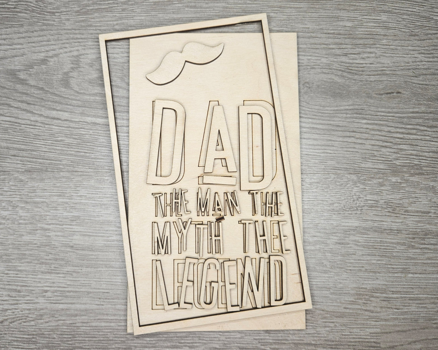 Dad the Myth | Dad the Legend | Father's Day ideas | DIY Craft Kits | Paint Party Supplies | #2873
