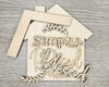 Simply Blessed | Home Sweet Home | New Home Gift | DIY Craft Kits | Paint Party Supplies | #4131