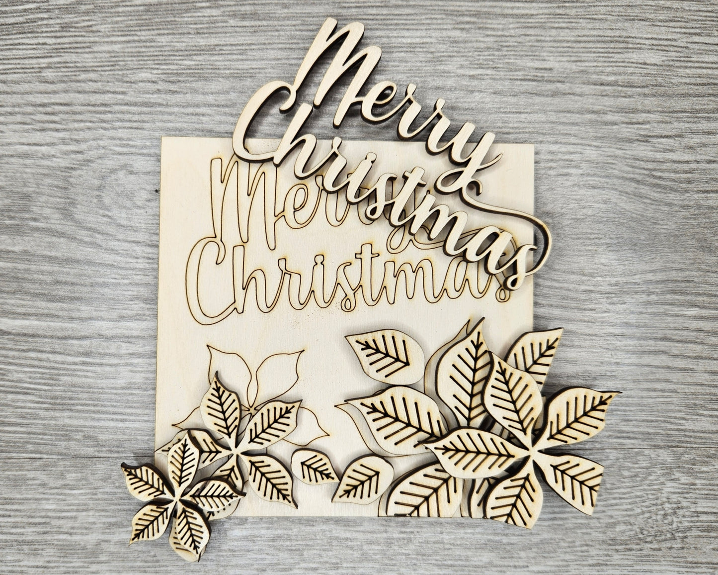 **SHOW OVERSTOCK SALE** Merry Christmas Poinsettia MINI KIT | #4121