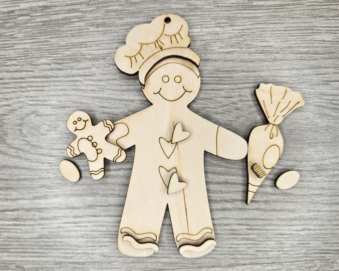 Gingerbread Baker Ornament | #3977