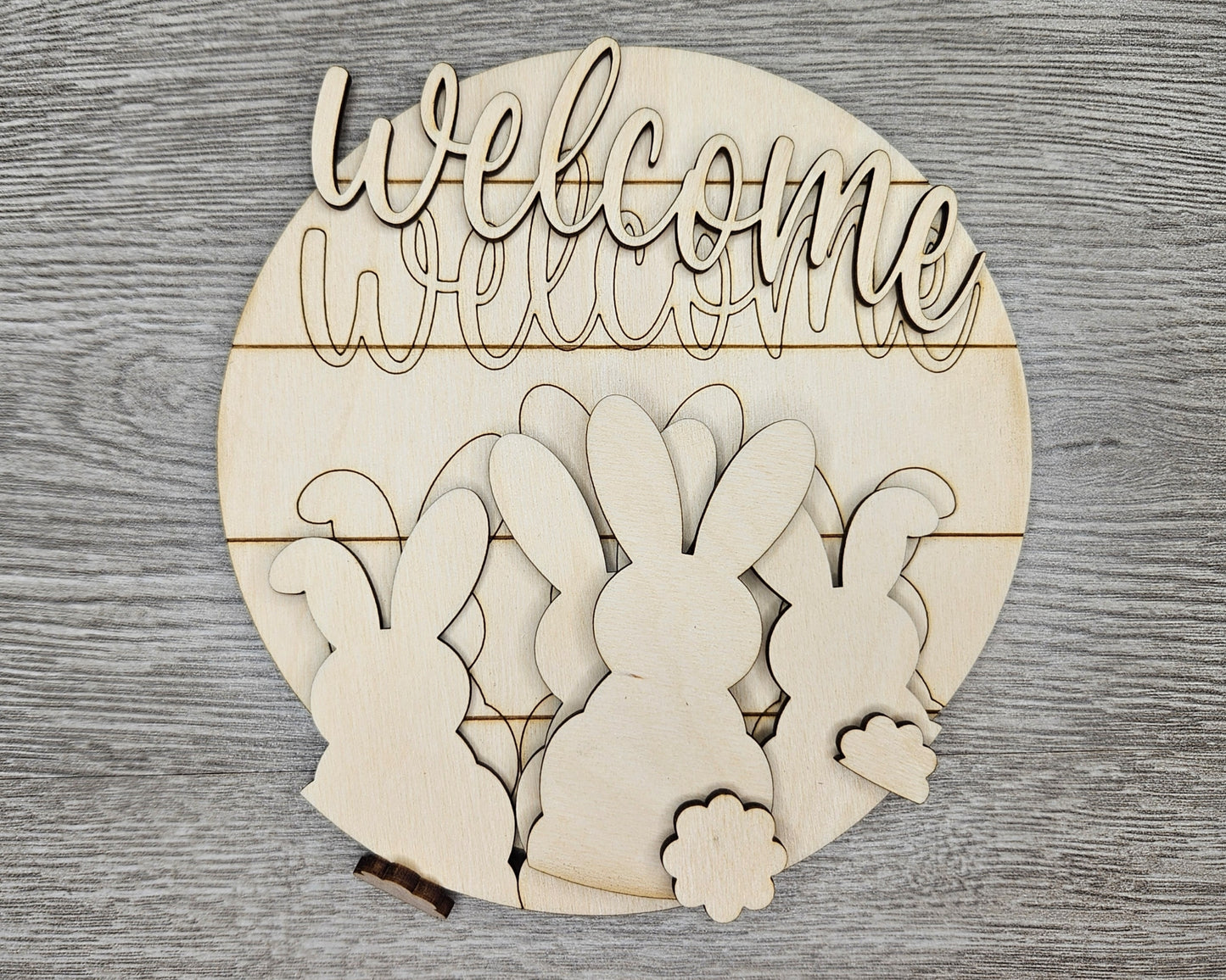 Easter Bunny Welcome Sign | #4157