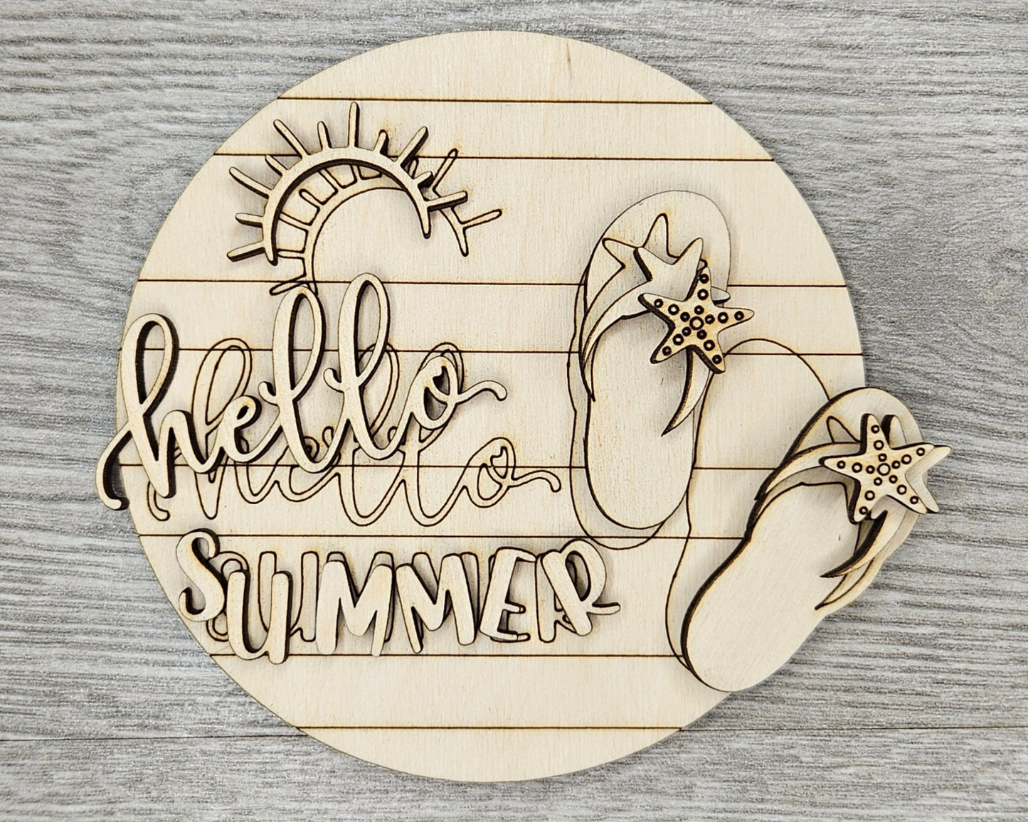 Hello Summer Sign | #3934