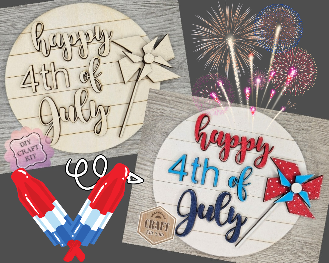 4th of July Pinwheel | #2862