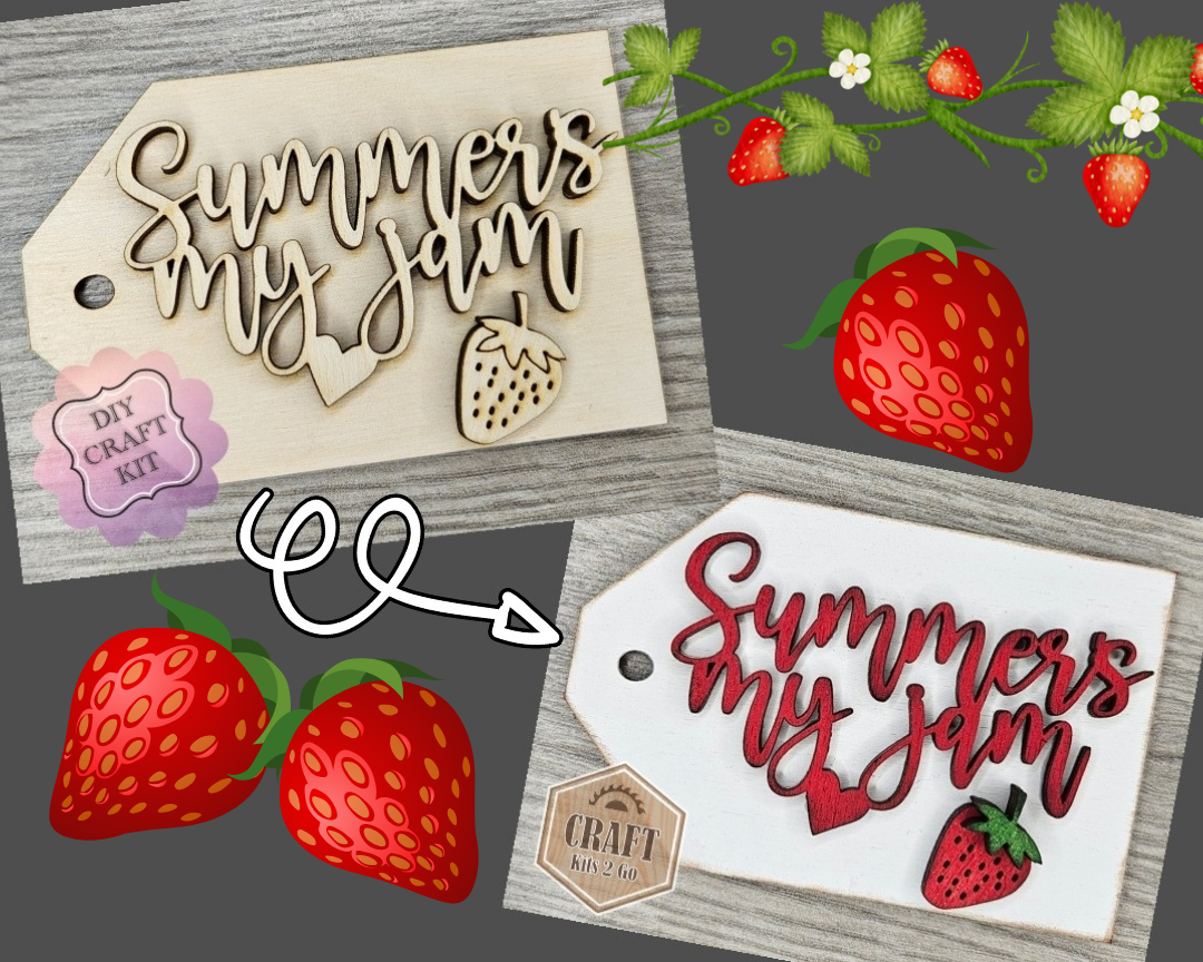 Strawberry Jam Tag | #2767