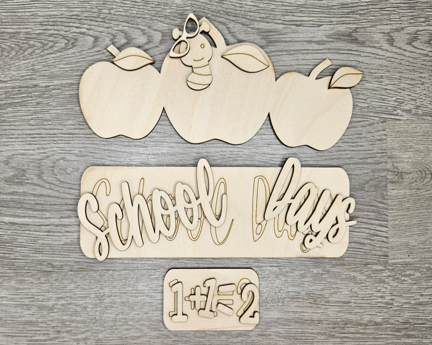Interchangeable Truck | BACK 2 SCHOOL APPLES INSERT | #200001 -2