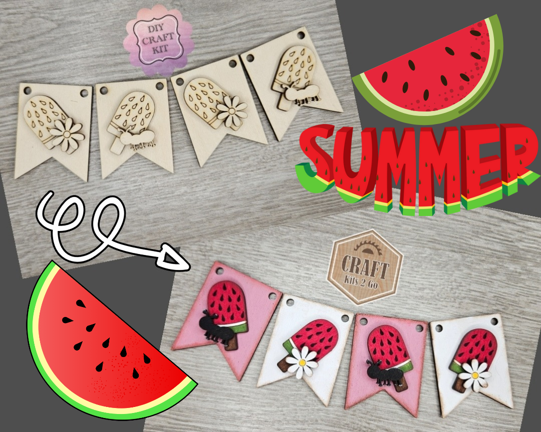 Watermelon Bunting | #4201