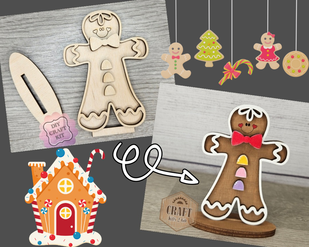 Gingerbread Boy Shelf Sitter | #4280