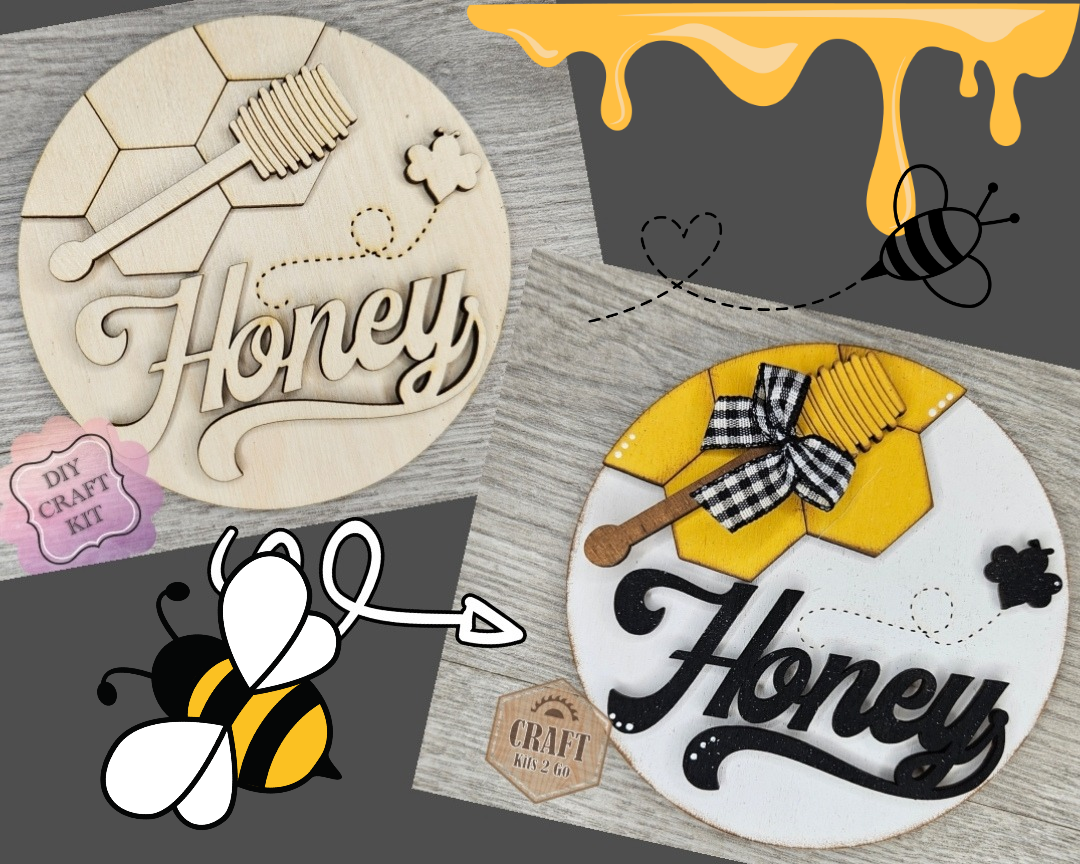 Honey Bee Sign | #4309