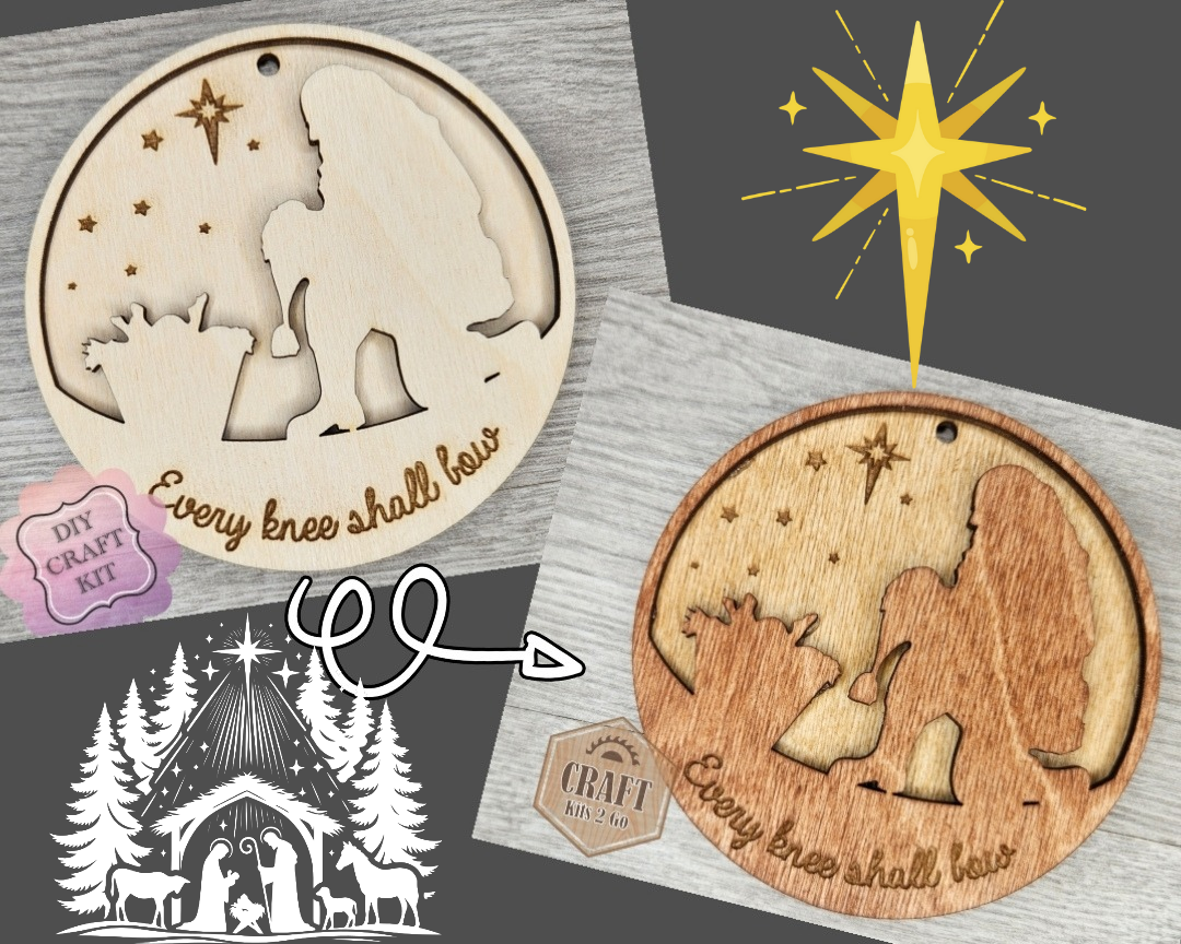 Every Knee Shall Bow Ornament | #4344