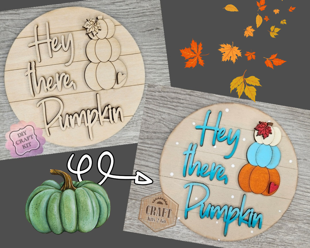 Hey There Pumpkin Sign | #4429