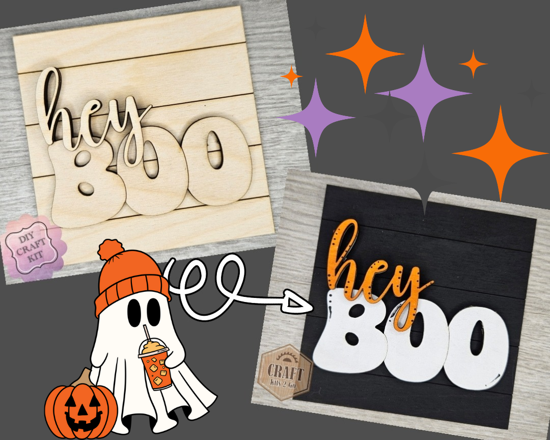 Hey BOO Sign | #4481