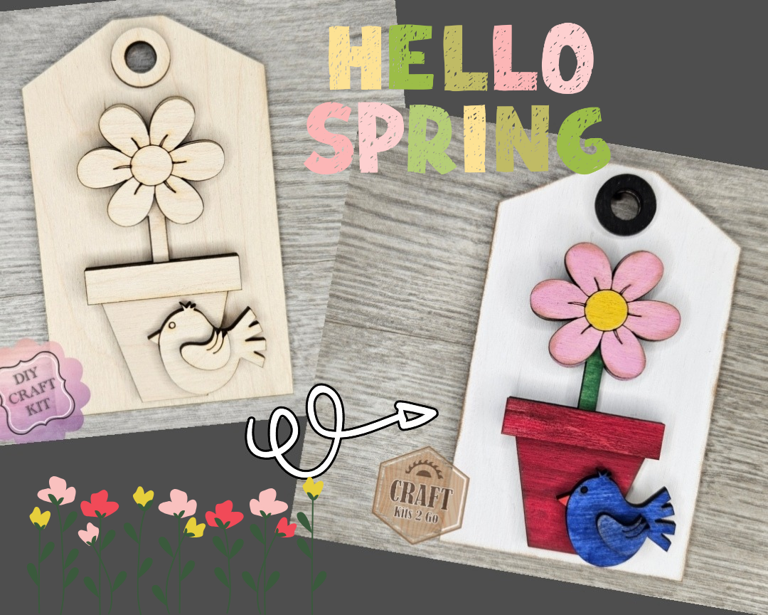 Daisy Pot Tag | #4484