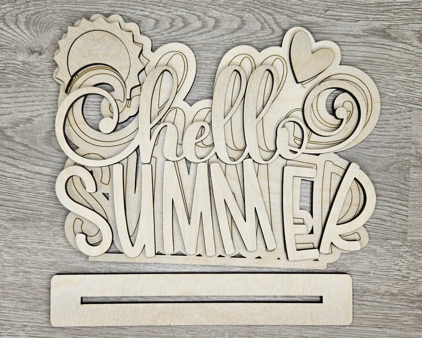 Hello Summer Shelf Sitter | #4193