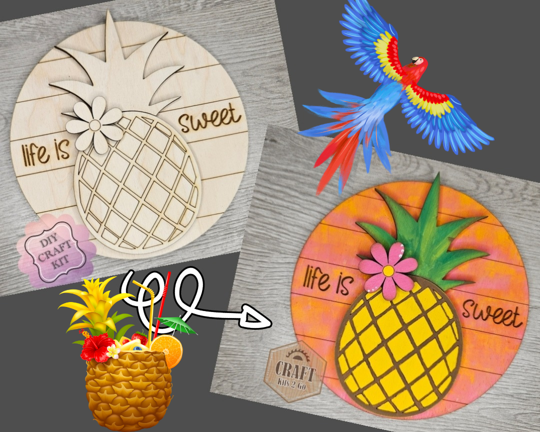 Life is Sweet Pineapple Tropical | #4573