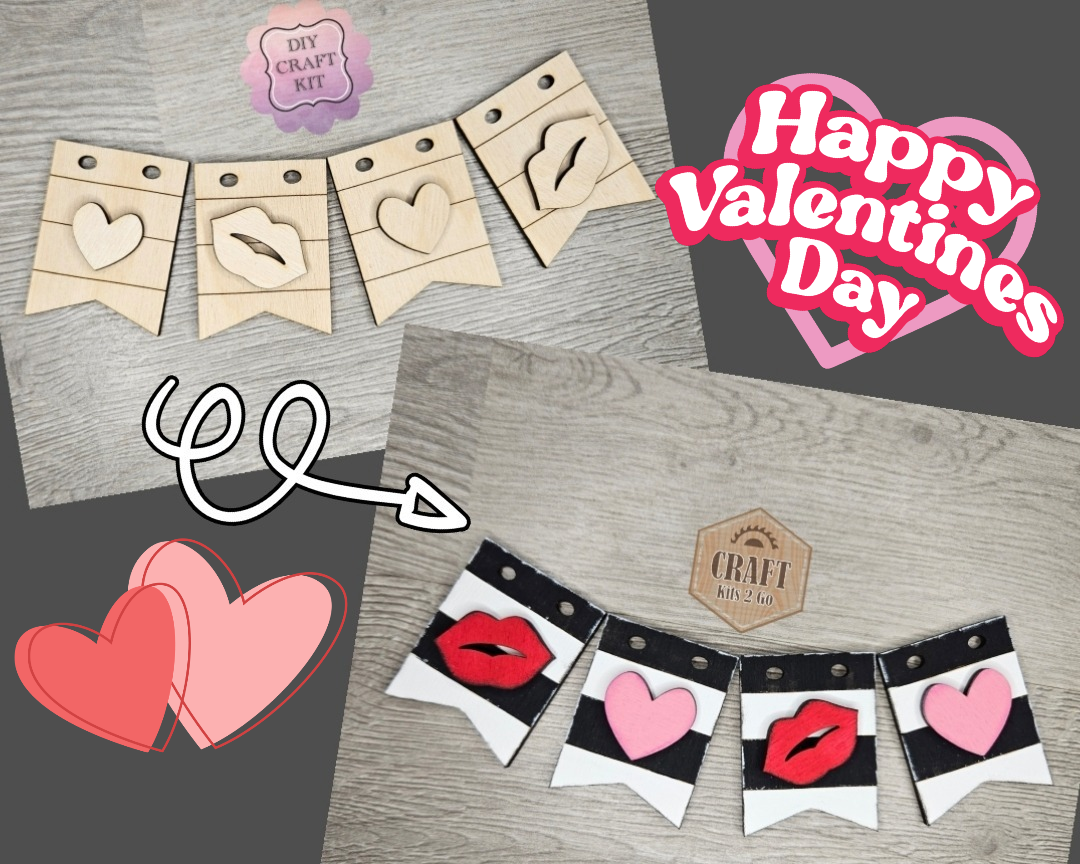 Valentine Bunting | #4580