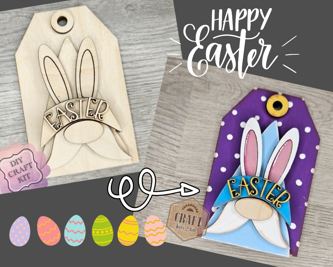 Easter Gnome Tag | #4317