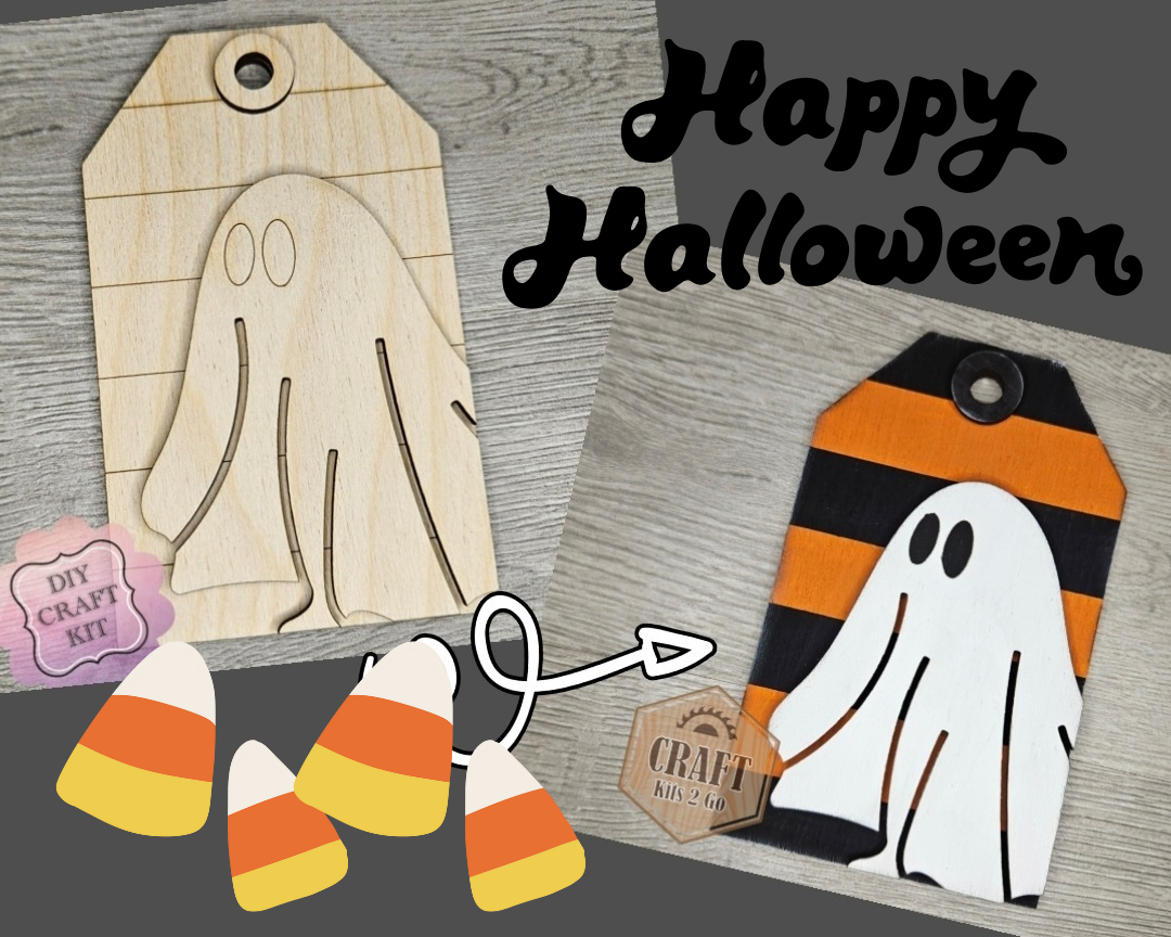 Halloween Ghost Tag | #4587