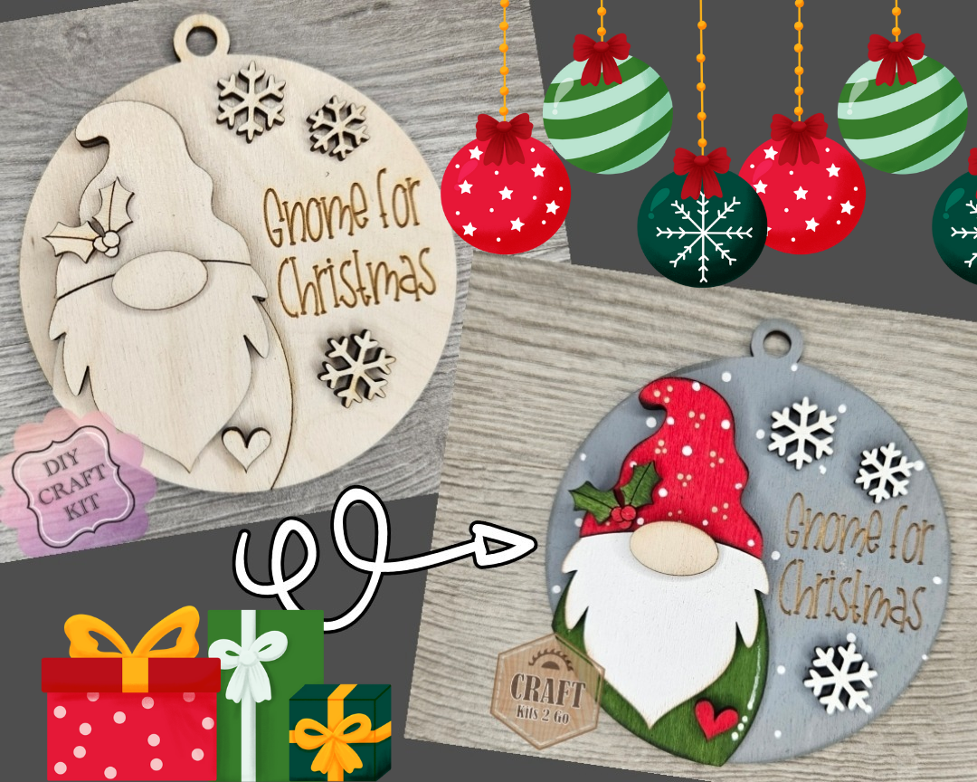 Gnome For Christmas Ornament | #4449