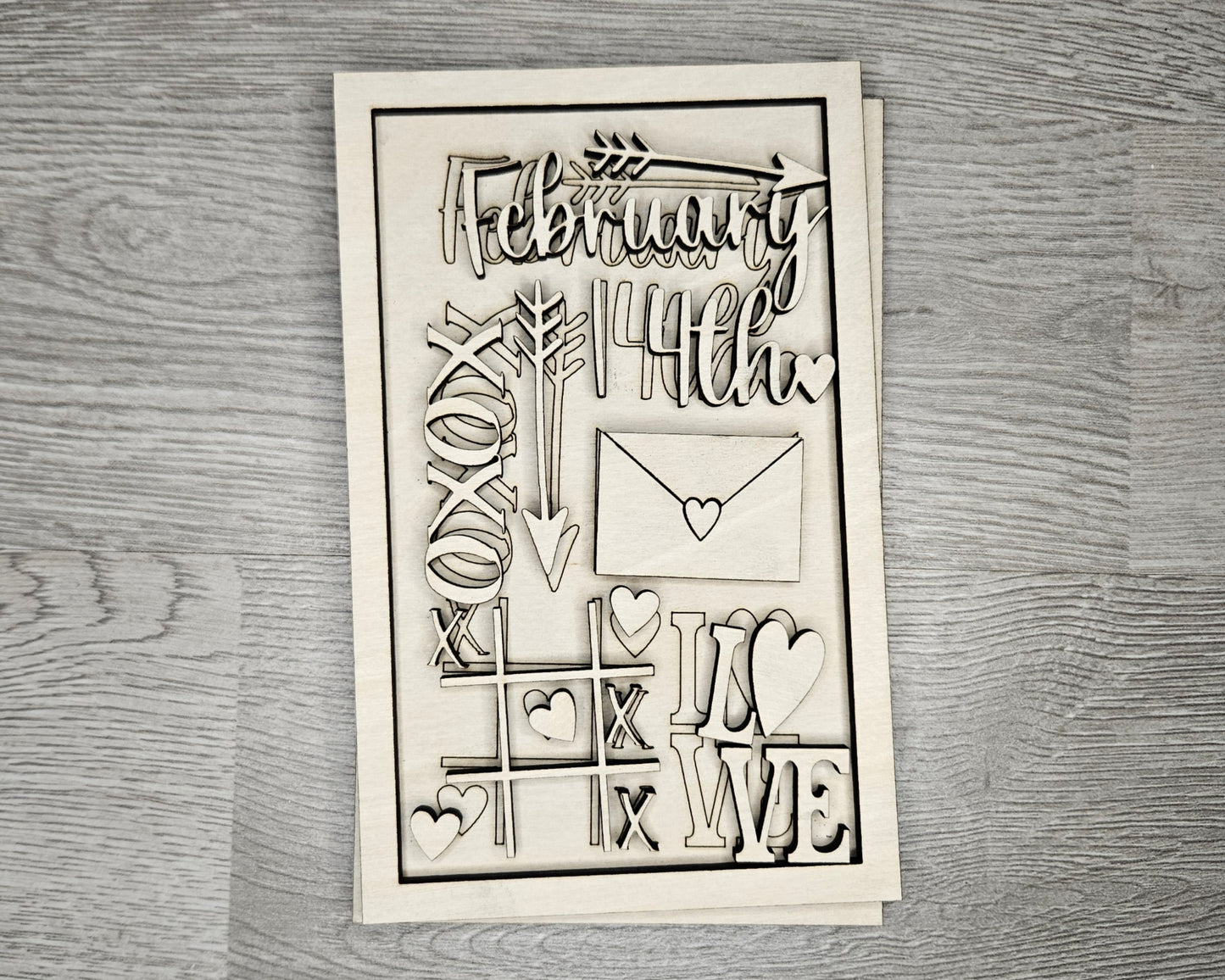 Valentine Collage Sign | #3954
