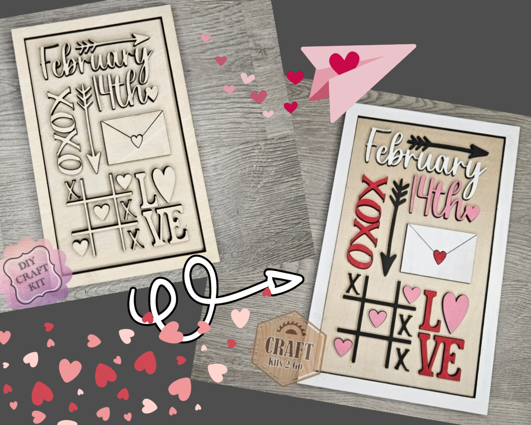 Valentine Collage Sign | #3954